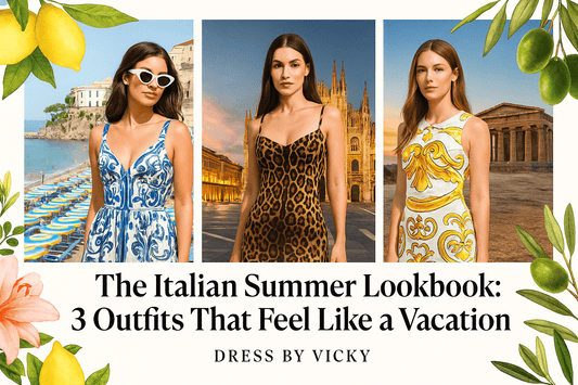 The Italian Summer Lookbook: 3 Outfits That Feel Like a Vacation - Dress By Vicky
