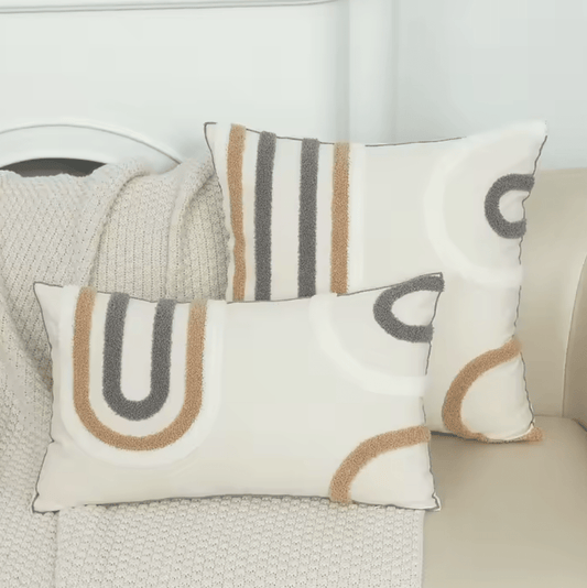 Art deco style arch embroidered cushion pillowcase - Dress By Vicky