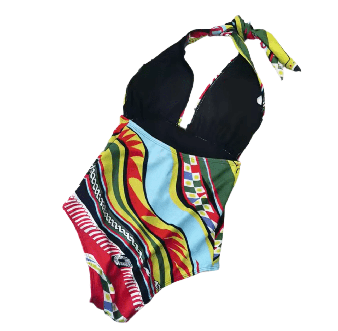 Caretto print one piece swimsuit - Dress By Vicky