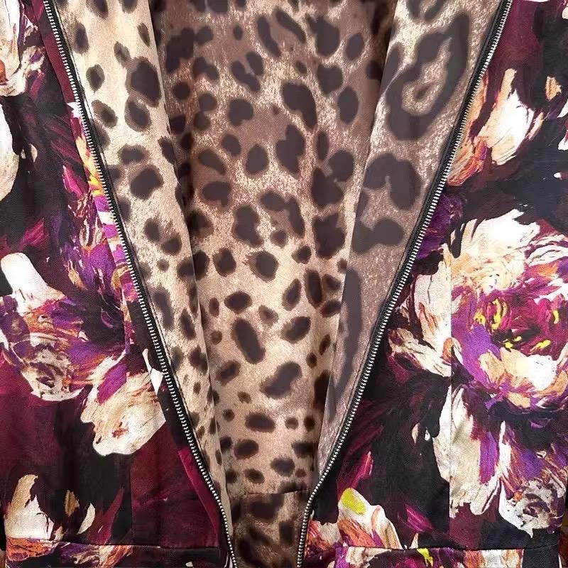 Fall Winter 2024 Burgundy Floral Print long sleeve dress, Pure Silk Handmade Dress, Dolce Vita dress, Wedding guest, party dress - Dress By Vicky