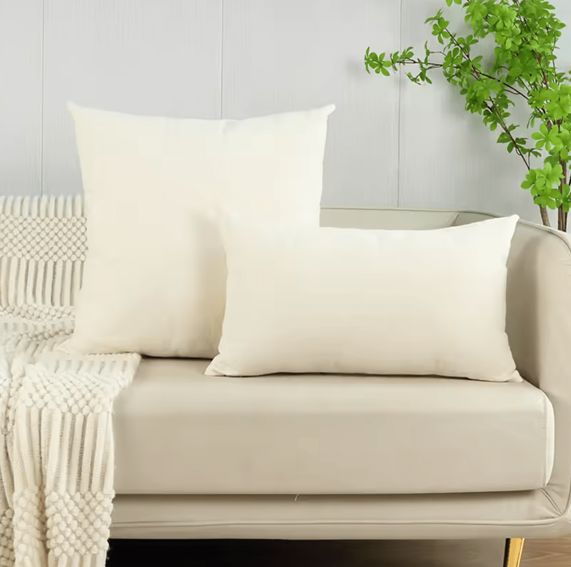 Moroccan style white embroidered cushion pillowcase - Dress By Vicky