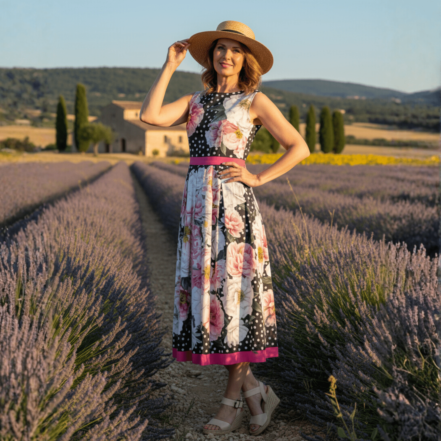 soft cotton midi dress ALMA Midi Dress