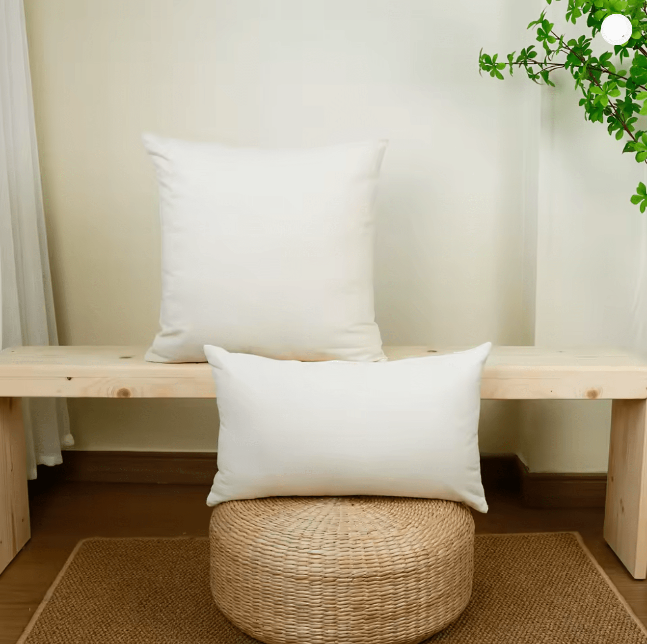 Tree Of Life blue embroidered cushion pillowcase - Dress By Vicky