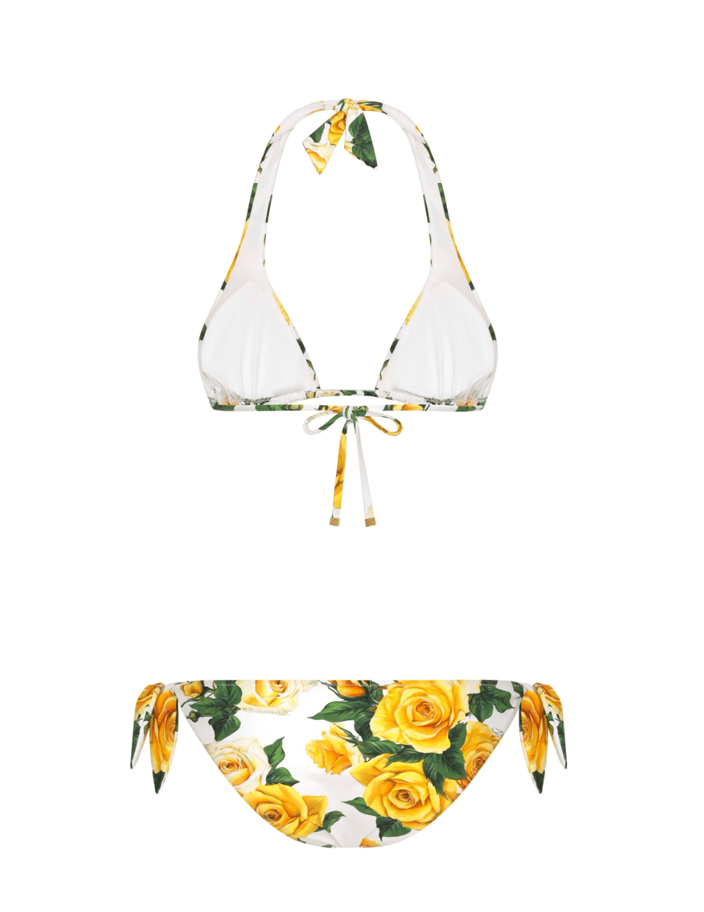 Yellow roses print bikini - Dress By Vicky