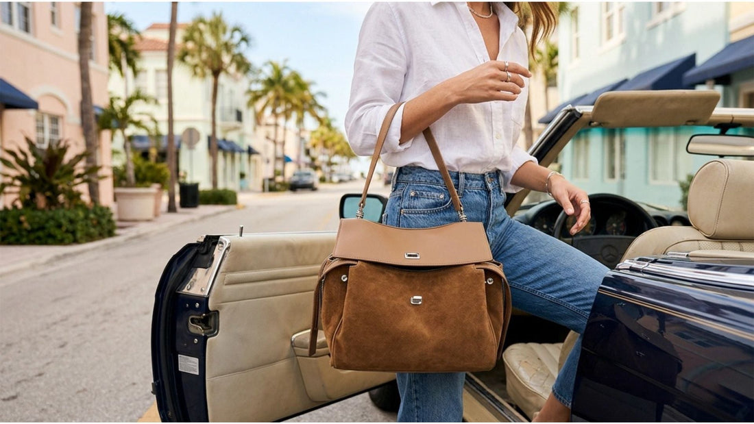 gift for her genuine leather luxury bag for everyday wear
