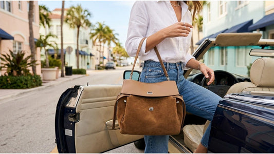 gift for her genuine leather luxury bag for everyday wear