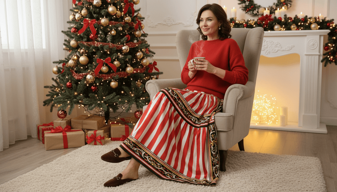 How to Look Elegant Without Overdressing on Christmas Eve - Dress By Vicky