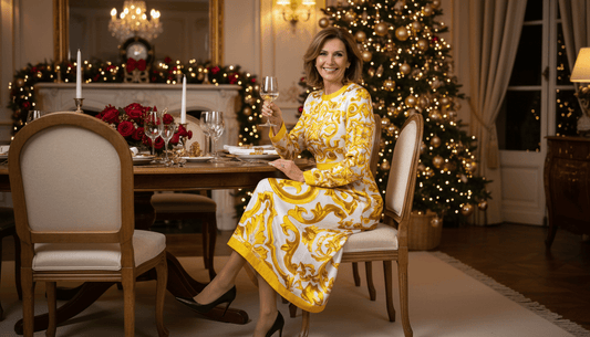 What to Wear for Christmas Dinner (Elegant but Comfortable Dresses) - Dress By Vicky