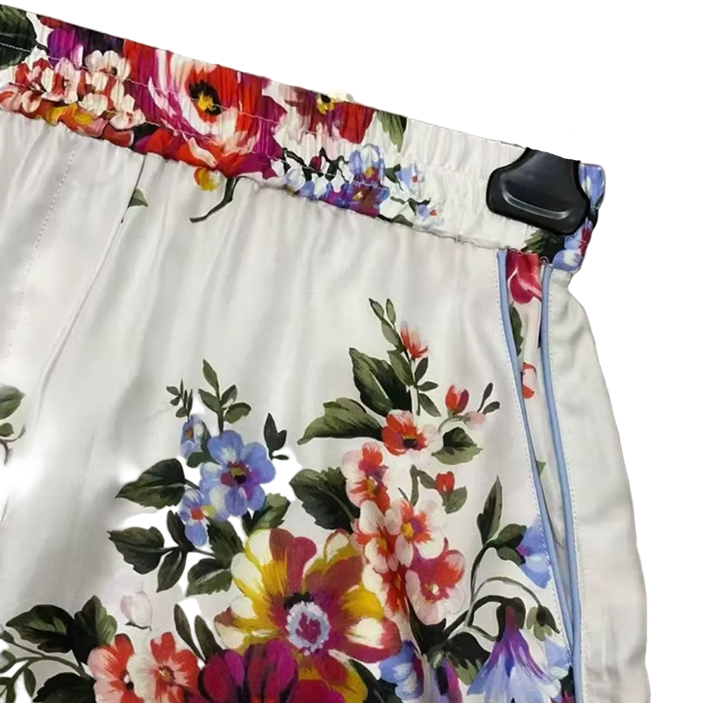 Floralia Italiana Silk Shorts
