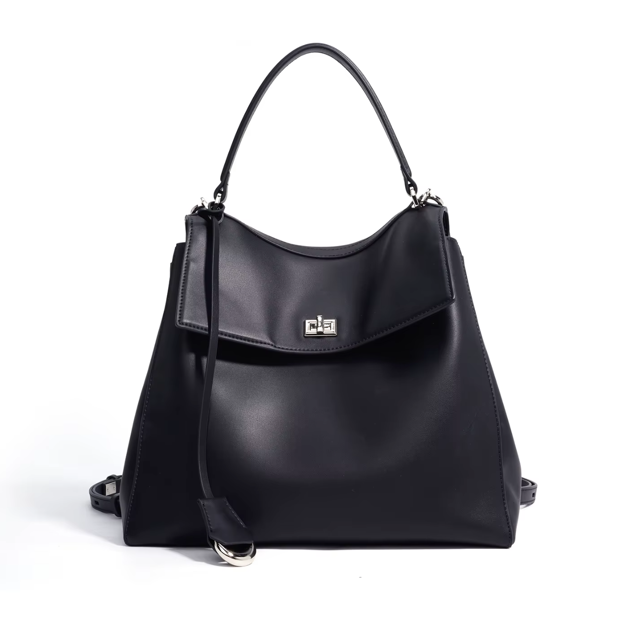 3-Way Convertible Leather Handbag
