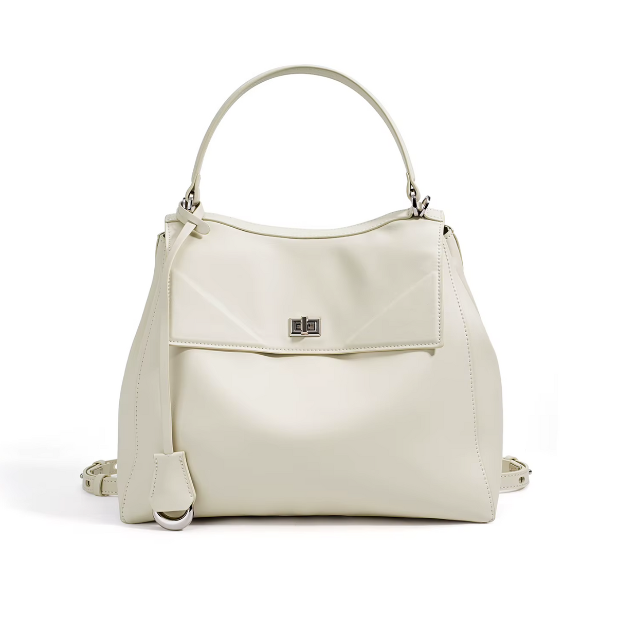 3-Way Convertible Leather Handbag