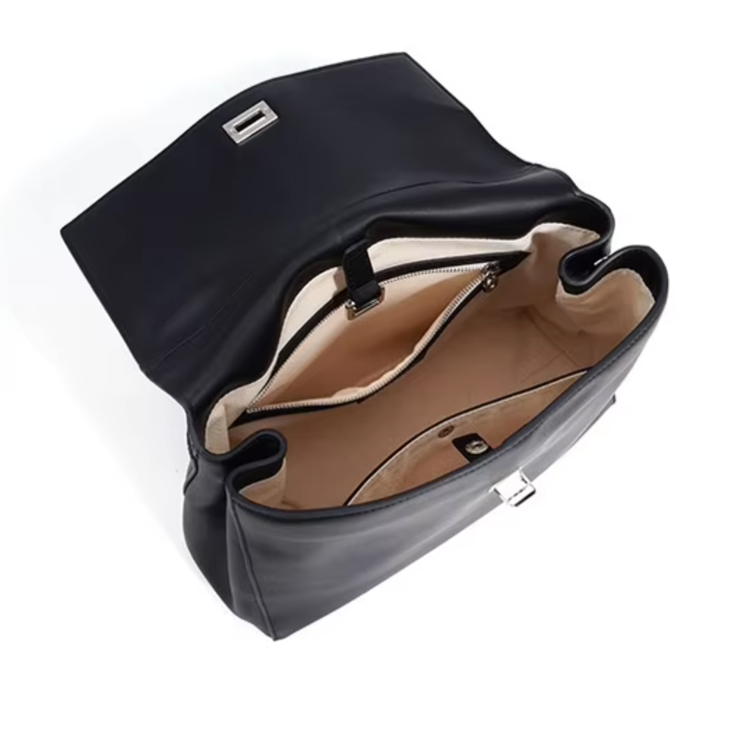 3-Way Convertible Leather Handbag