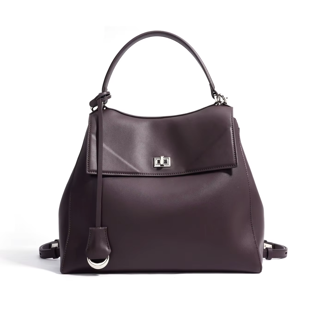 3-Way Convertible Leather Handbag