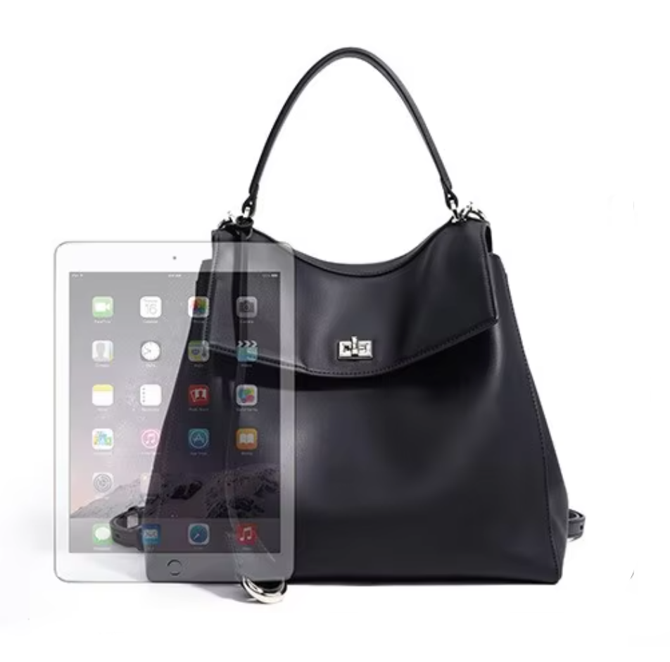 3-Way Convertible Leather Handbag