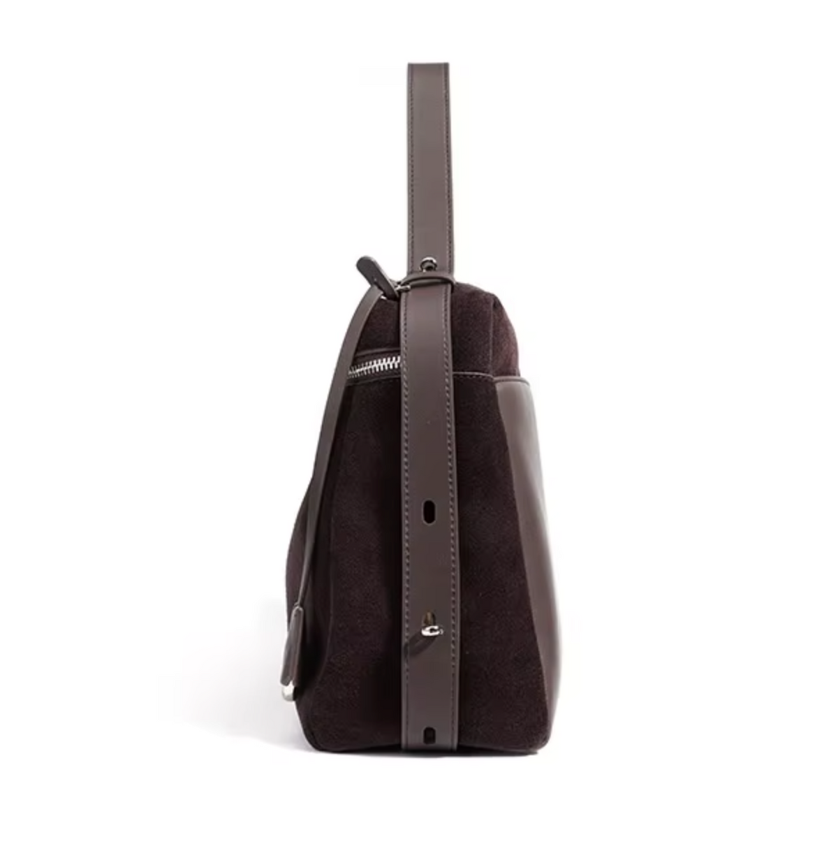 3-Way Suede Top Handle, Shoulder & Crossbody Bag