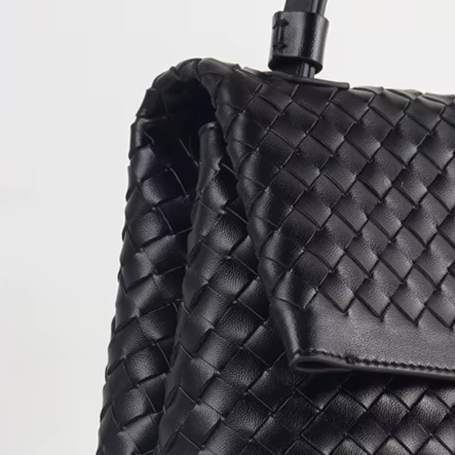 Woven Leather Shoulder & Crossbody Bag