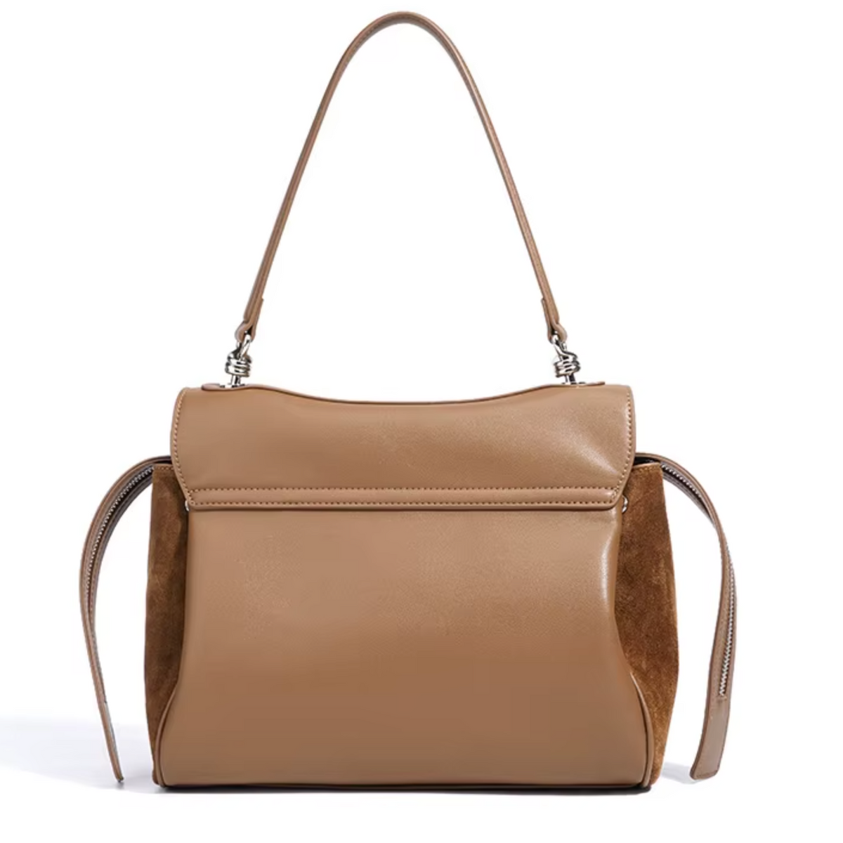 Leather & Suede Shoulder & Crossbody Bag