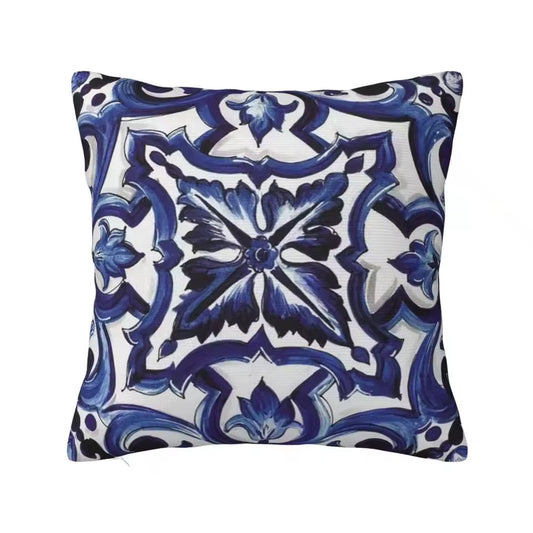 Luxury Porcelain majolica cushion pillowcase