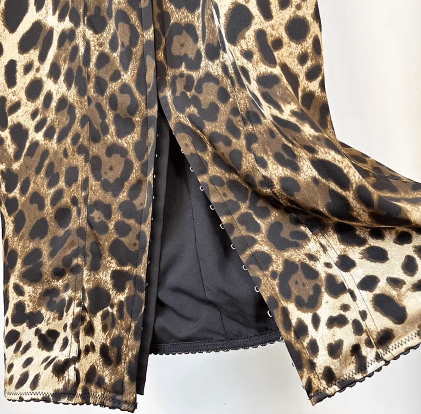 Italian Luxury Leo print 100% silk lingerie dress - Dress By Vicky