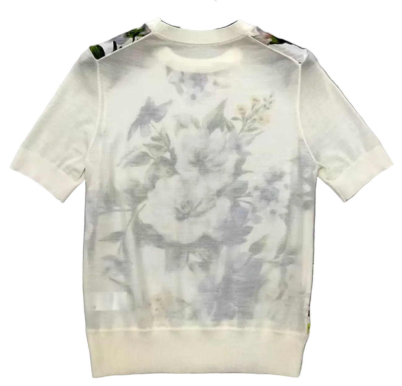 italian summer floral print silk top for summer vacations and travels