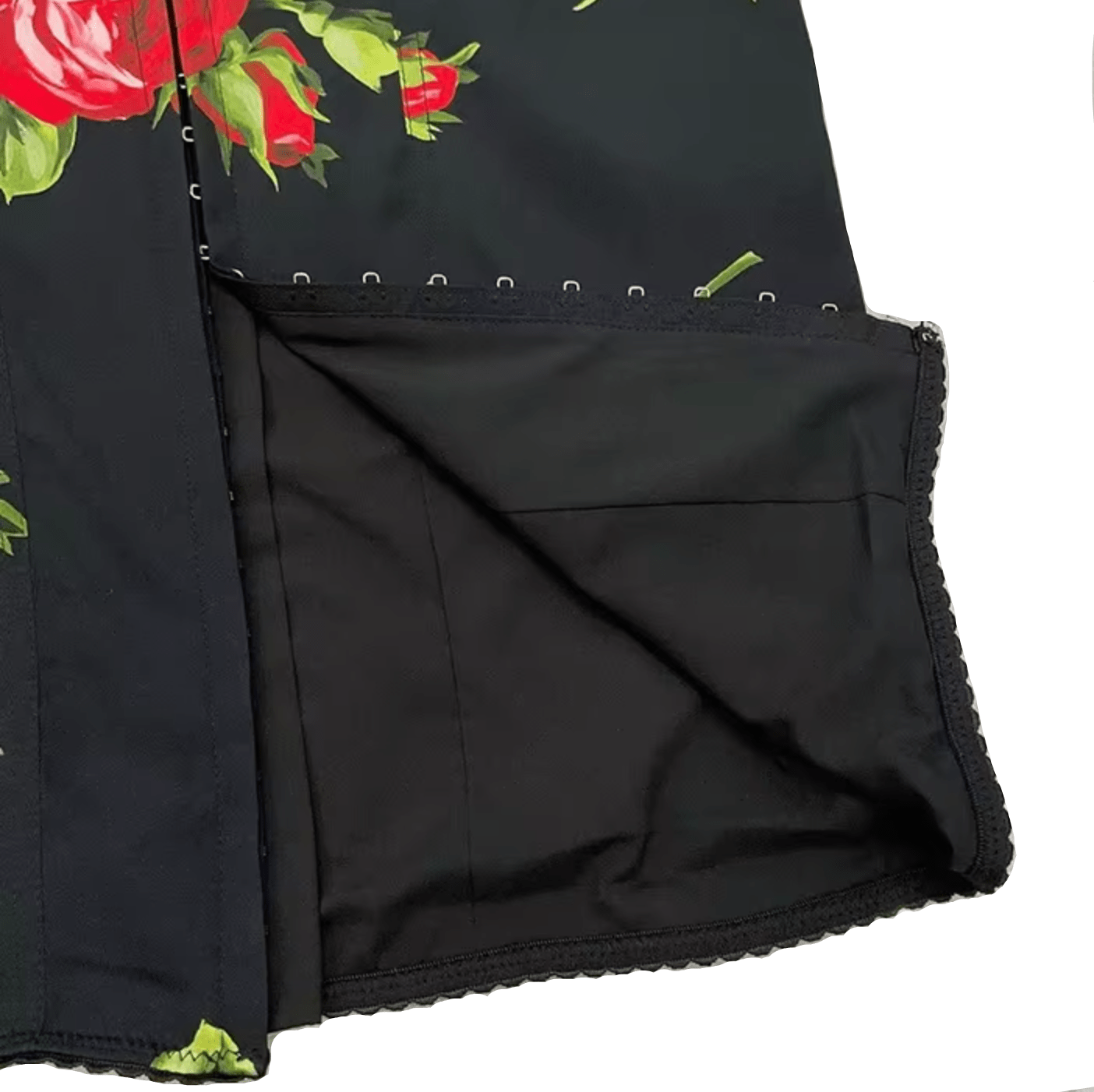 Midnight Roses Pure Silk Lingerie - Style Midi Dress - Dress By Vicky